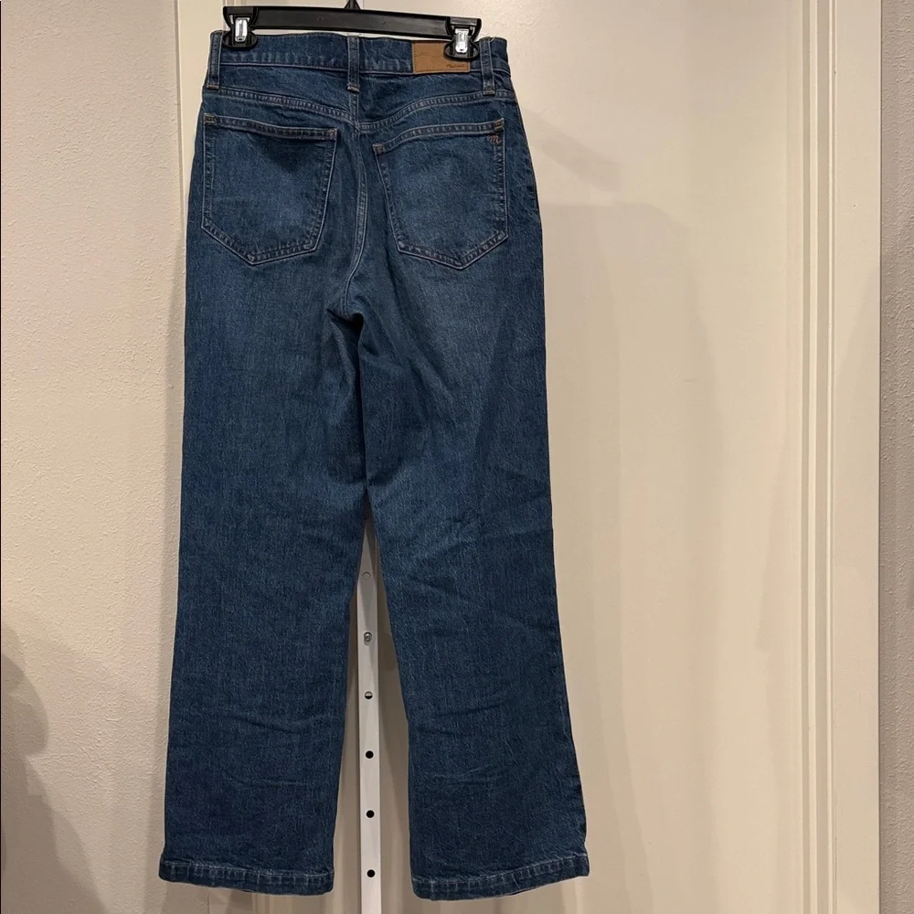 Madewell Perfect Vintage Wide-Leg Patch Pocket Jeans – Caronia Wash – Size 26 - Picture 7 of 14